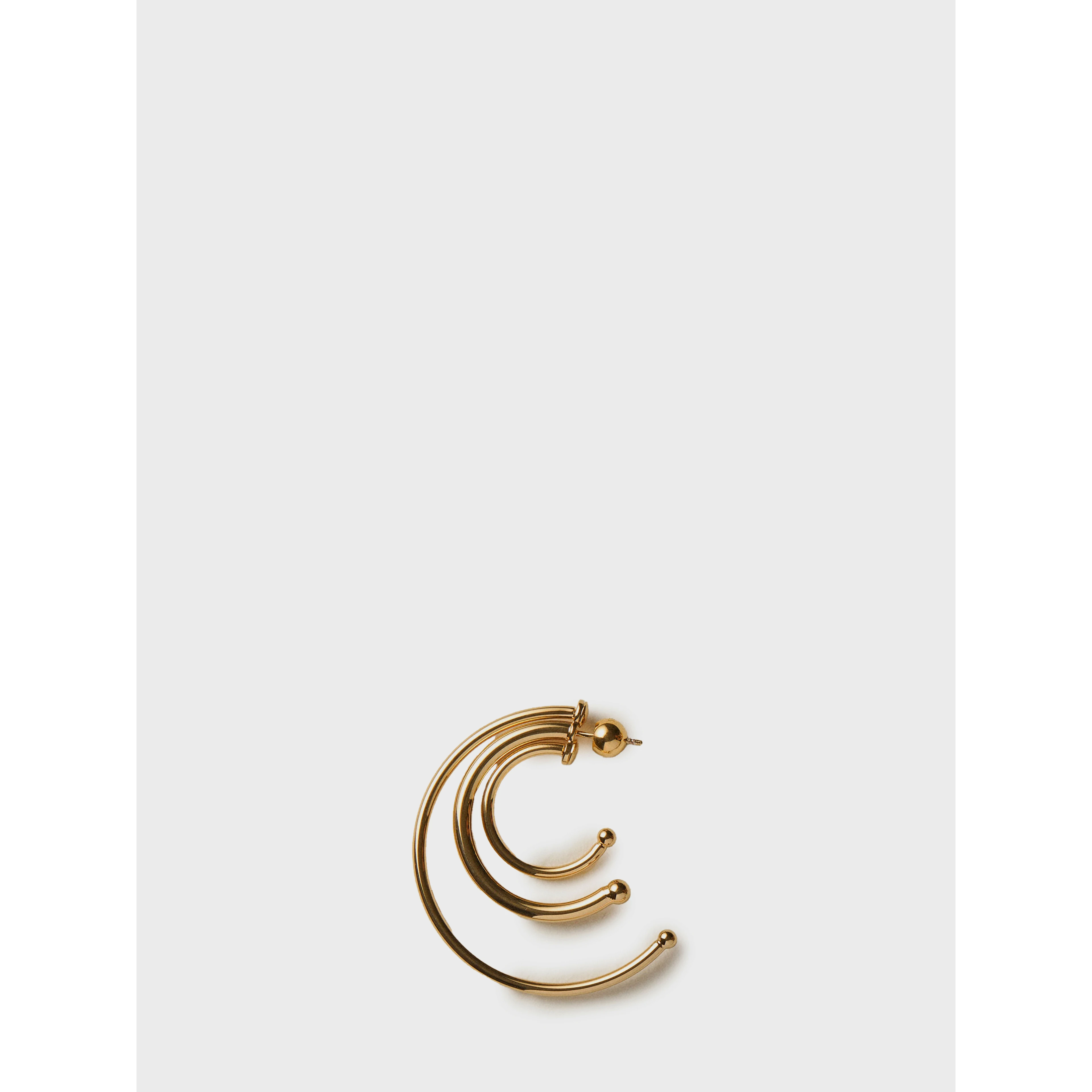 Pierced Solar Hoops earrings small