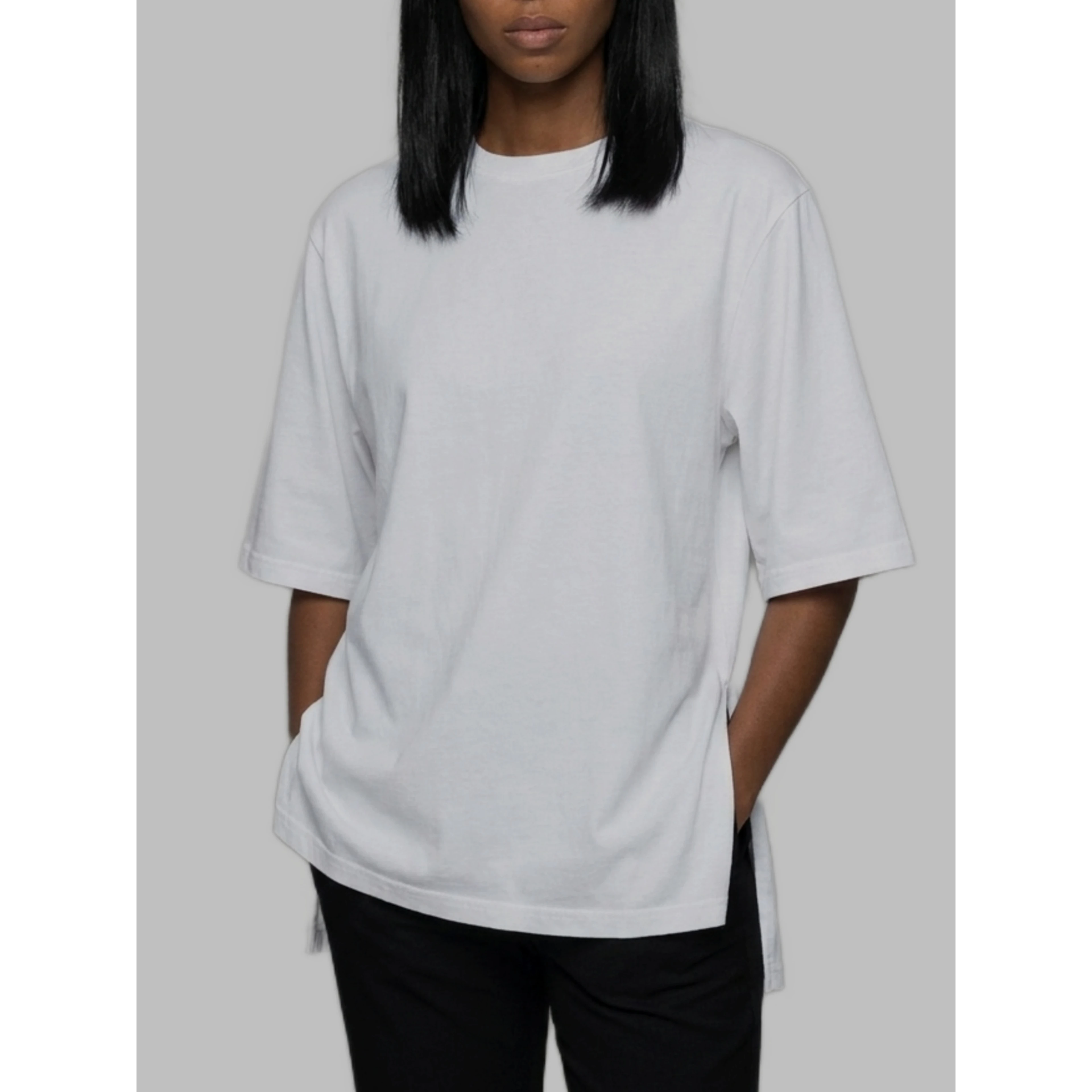 White Anira padded T-shirt