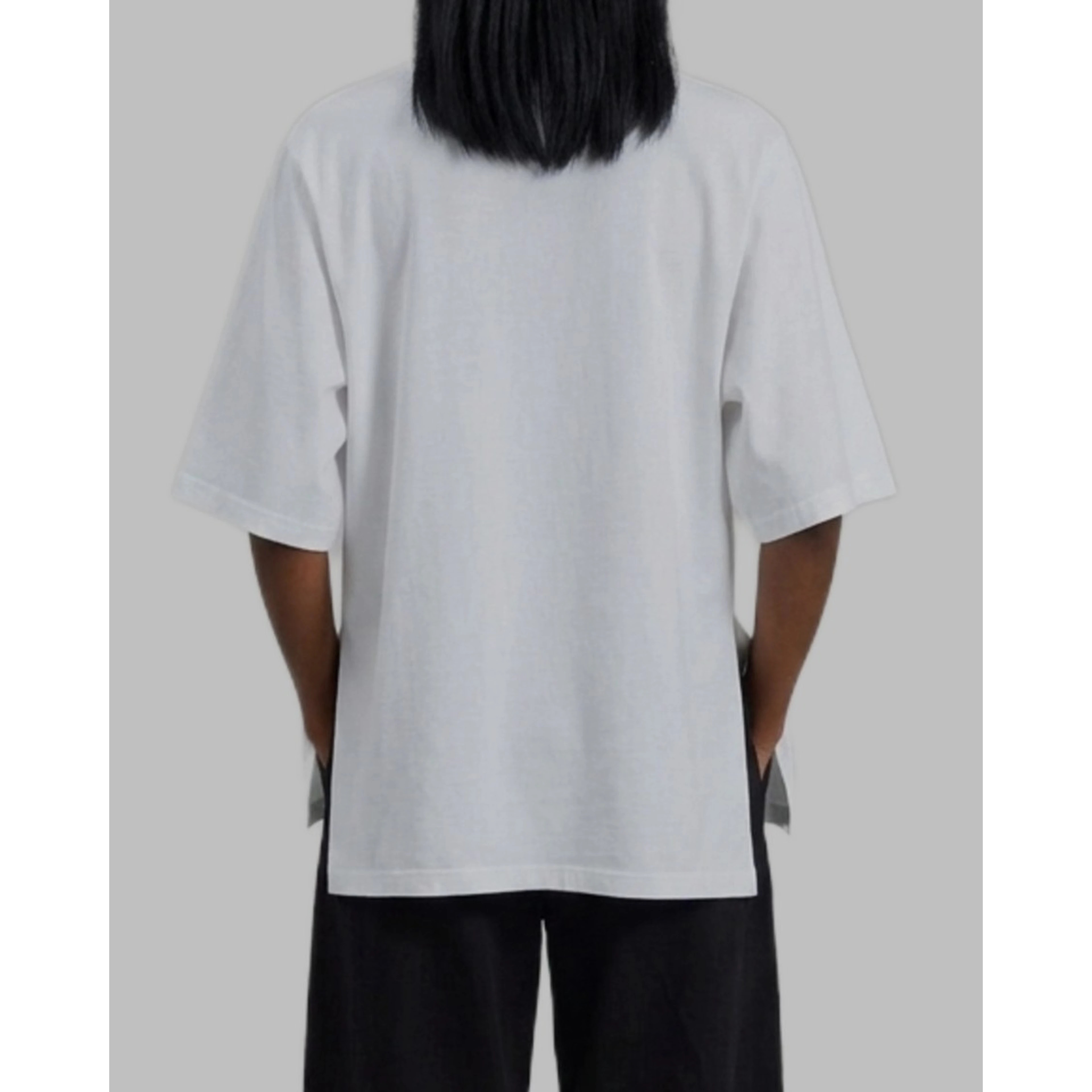 White Anira padded T-shirt