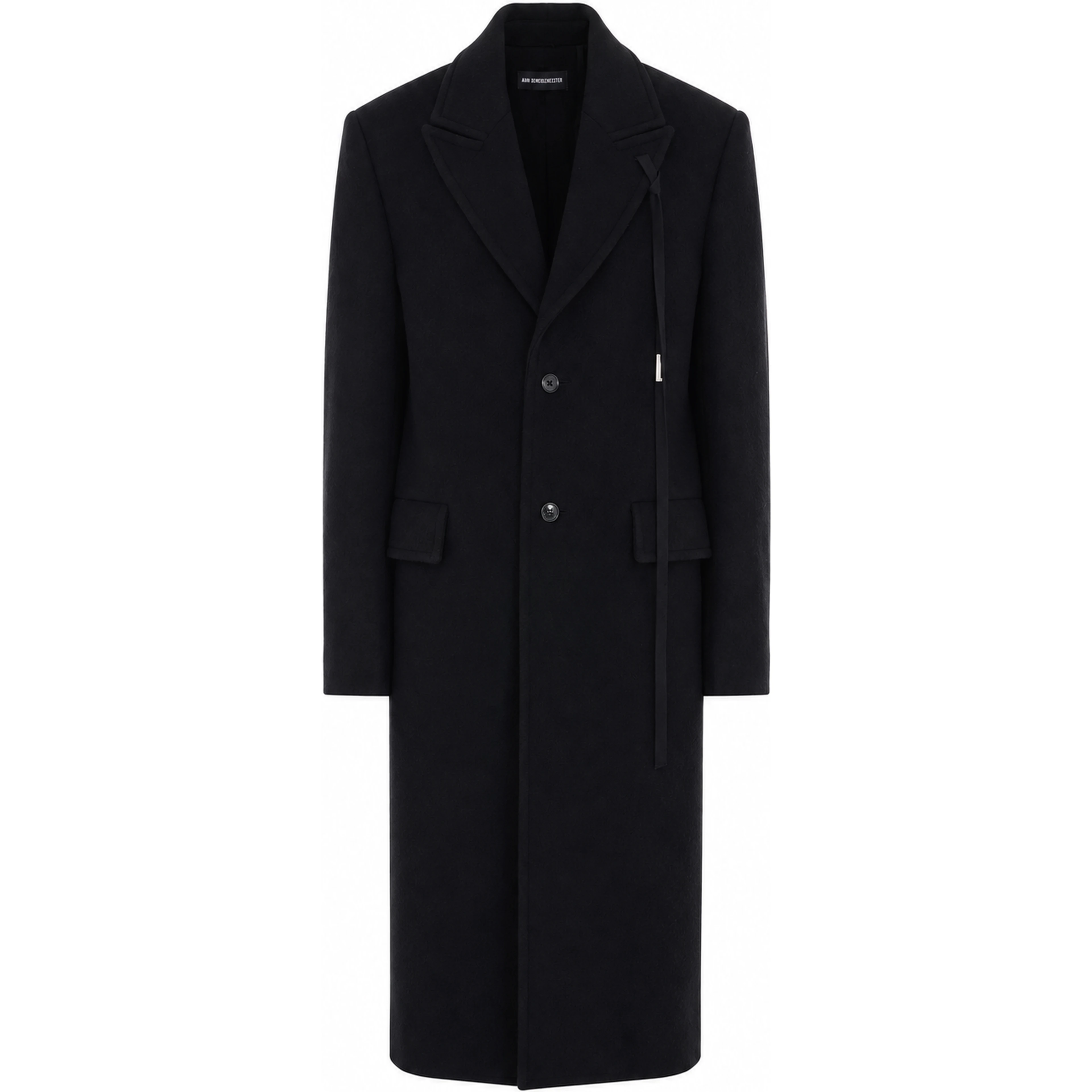 Ann Demeulemeester Coats Black