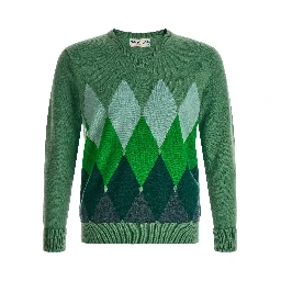 Bicolor Cashmere Cardigan