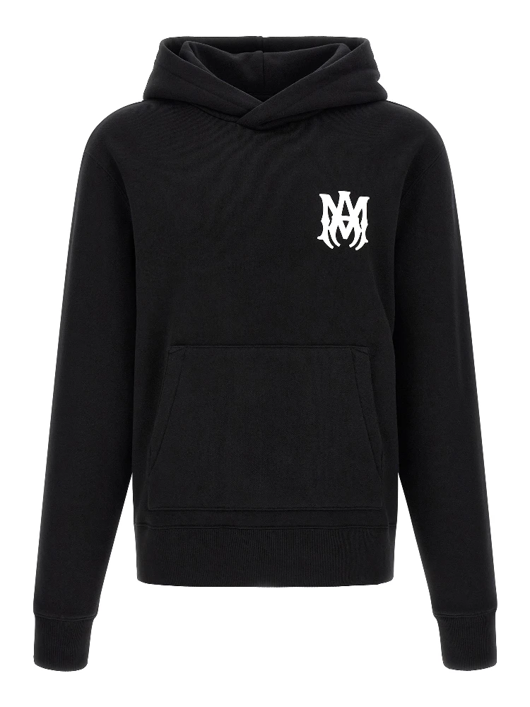 Black Cotton Sweatshirt
