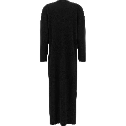Black Merino Wool Sweatshirt