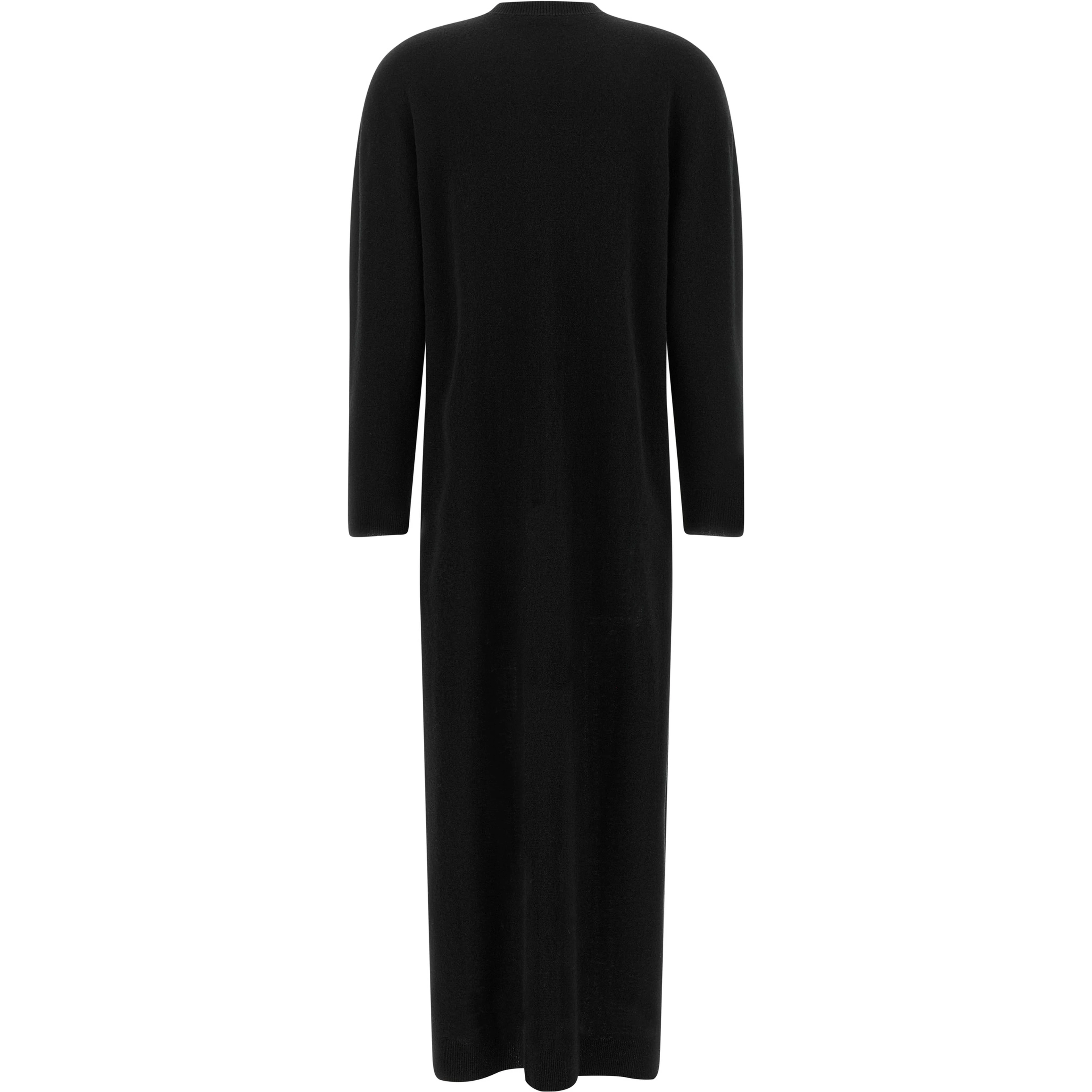 Black Merino Wool Sweatshirt