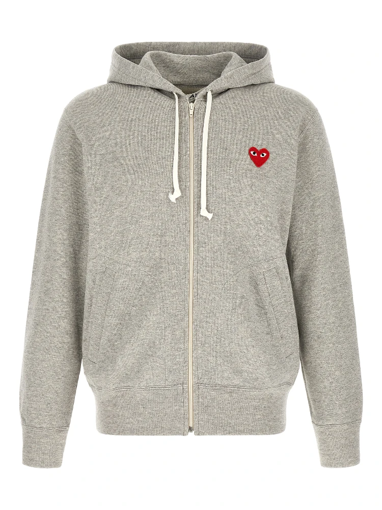 Gray Cotton Cardigan