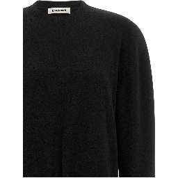 Black Merino Wool Sweatshirt