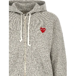 Gray Cotton Cardigan