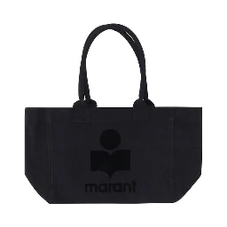 Black Cotton Shoulder Bag