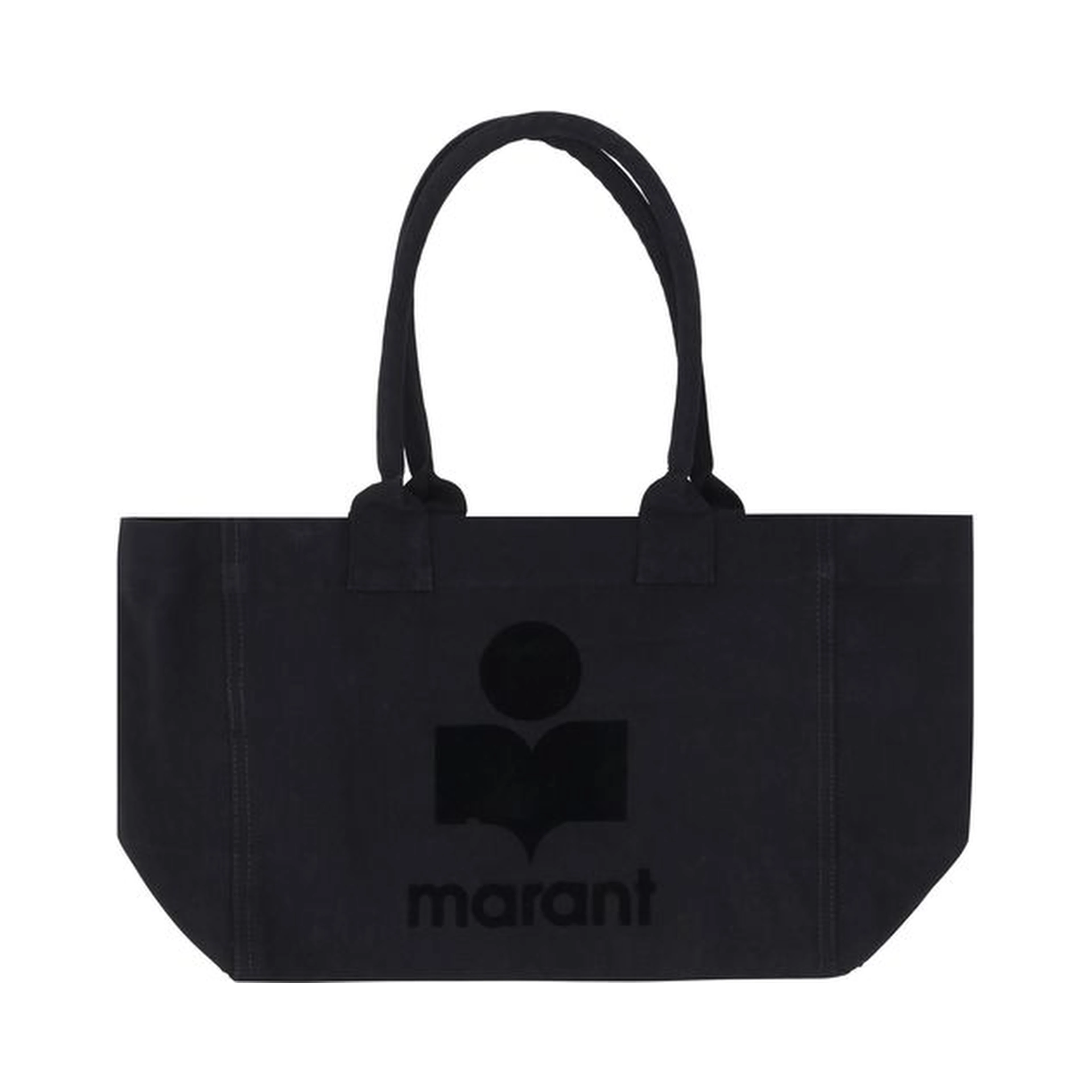 Black Cotton Shoulder Bag