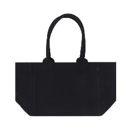 Black Cotton Shoulder Bag