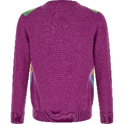 Purple Cashmere Cardigan