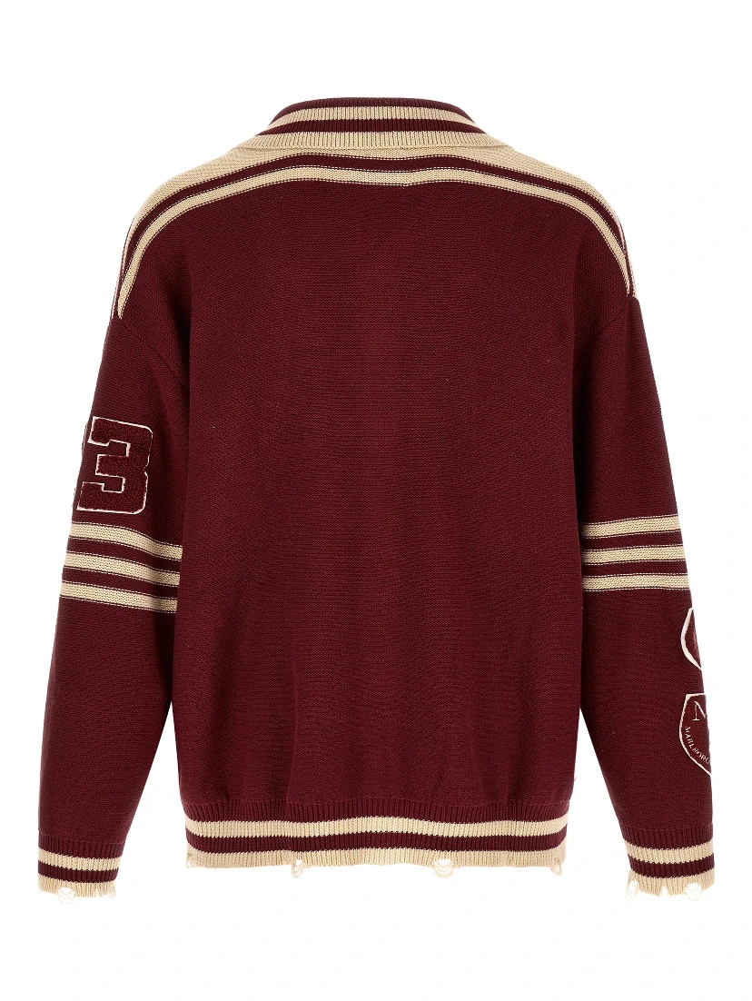 Bordeaux Cotton Cardigan