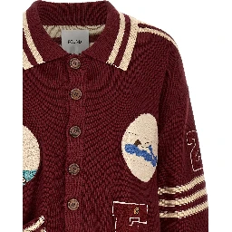 Bordeaux Cotton Cardigan