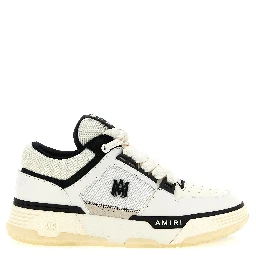 Bicolor Calfskin Athletic Sneakers