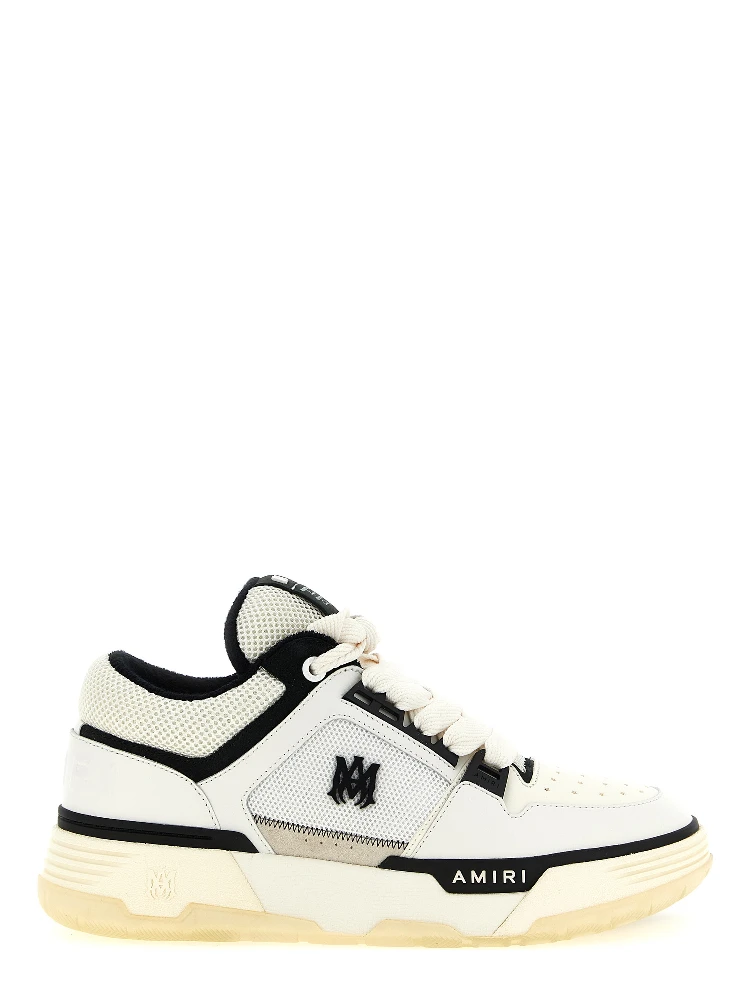 Bicolor Calfskin Athletic Sneakers