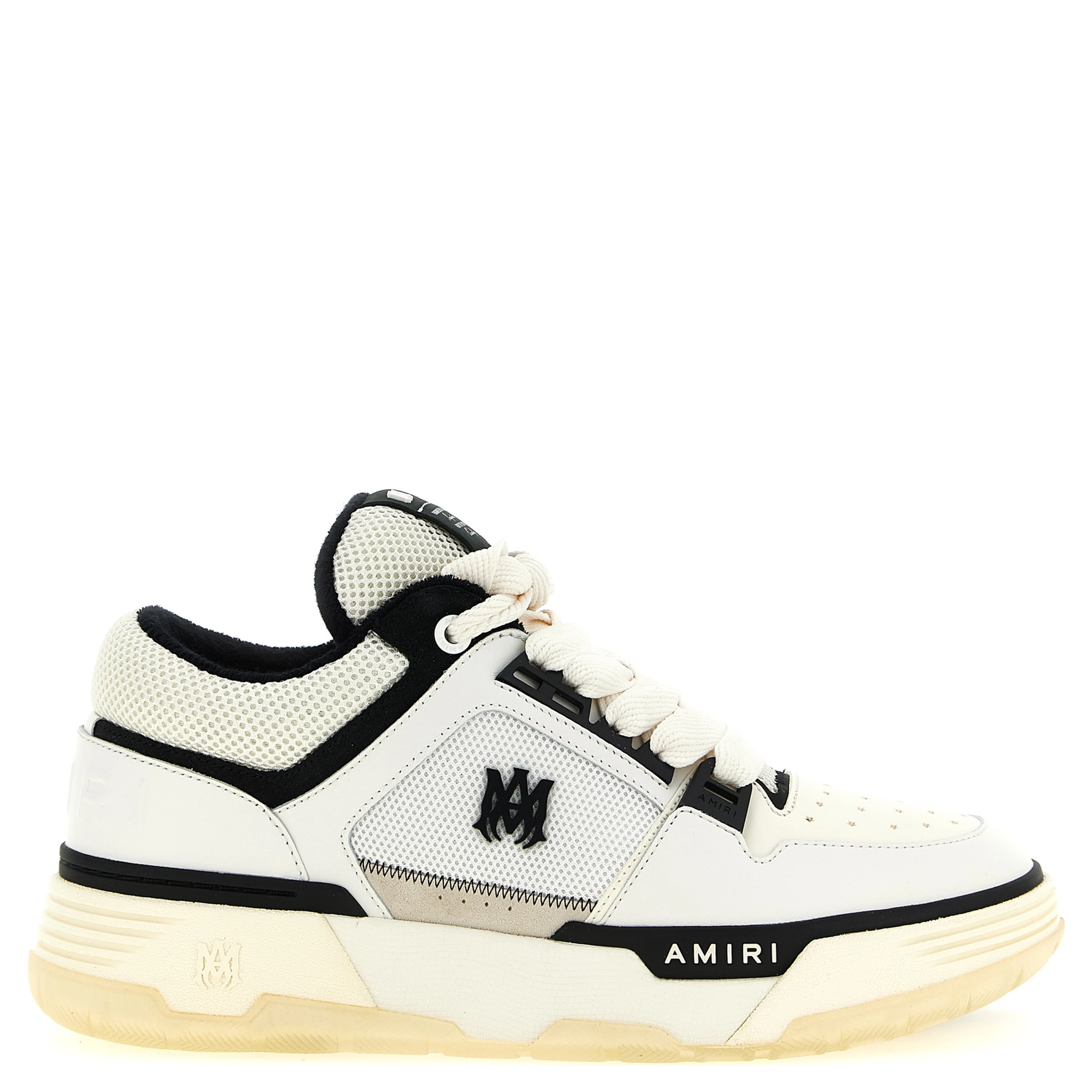 Bicolor Calfskin Athletic Sneakers