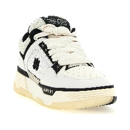 Bicolor Calfskin Athletic Sneakers