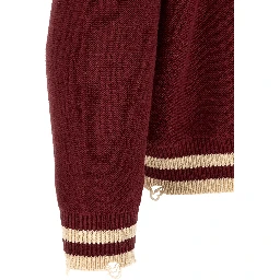 Bordeaux Cotton Cardigan