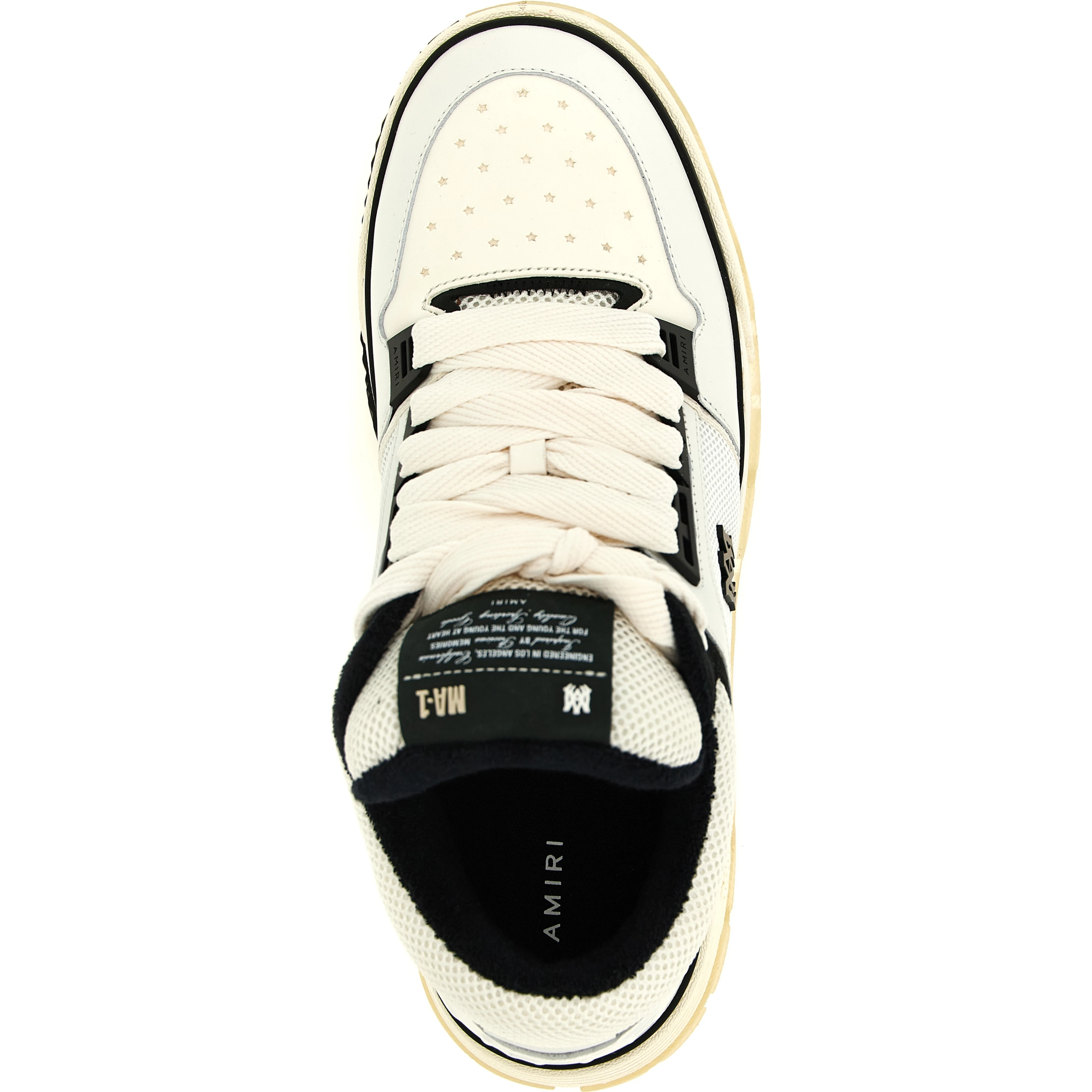 Bicolor Calfskin Athletic Sneakers