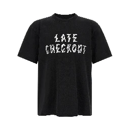 Black Cotton T-Shirt