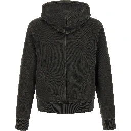 Black Cotton Sweatshirt