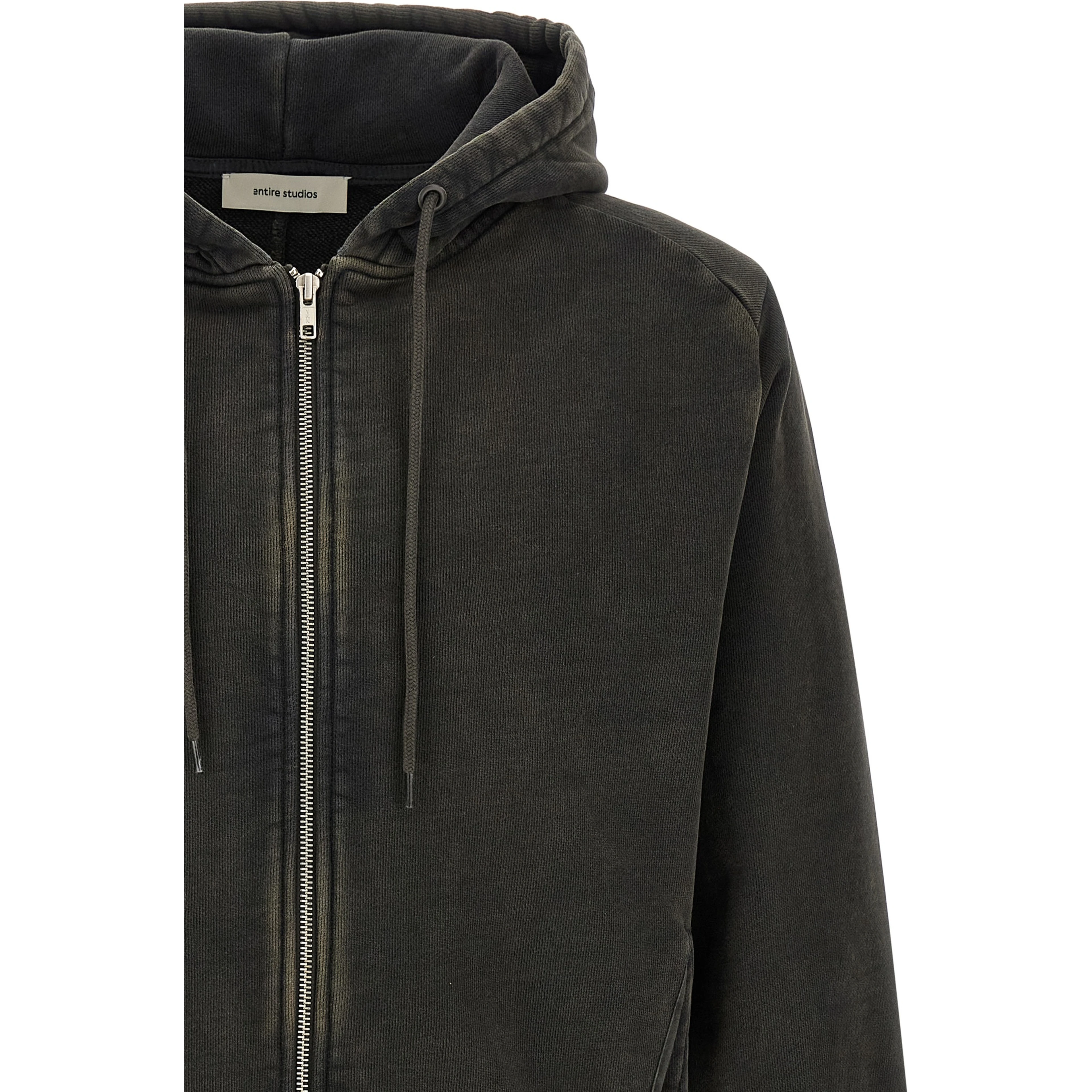 Black Cotton Sweatshirt