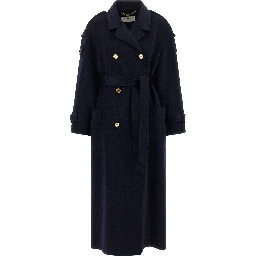 Blue Wool Coat
