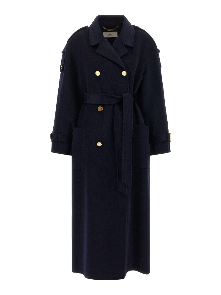 Blue Wool Coat