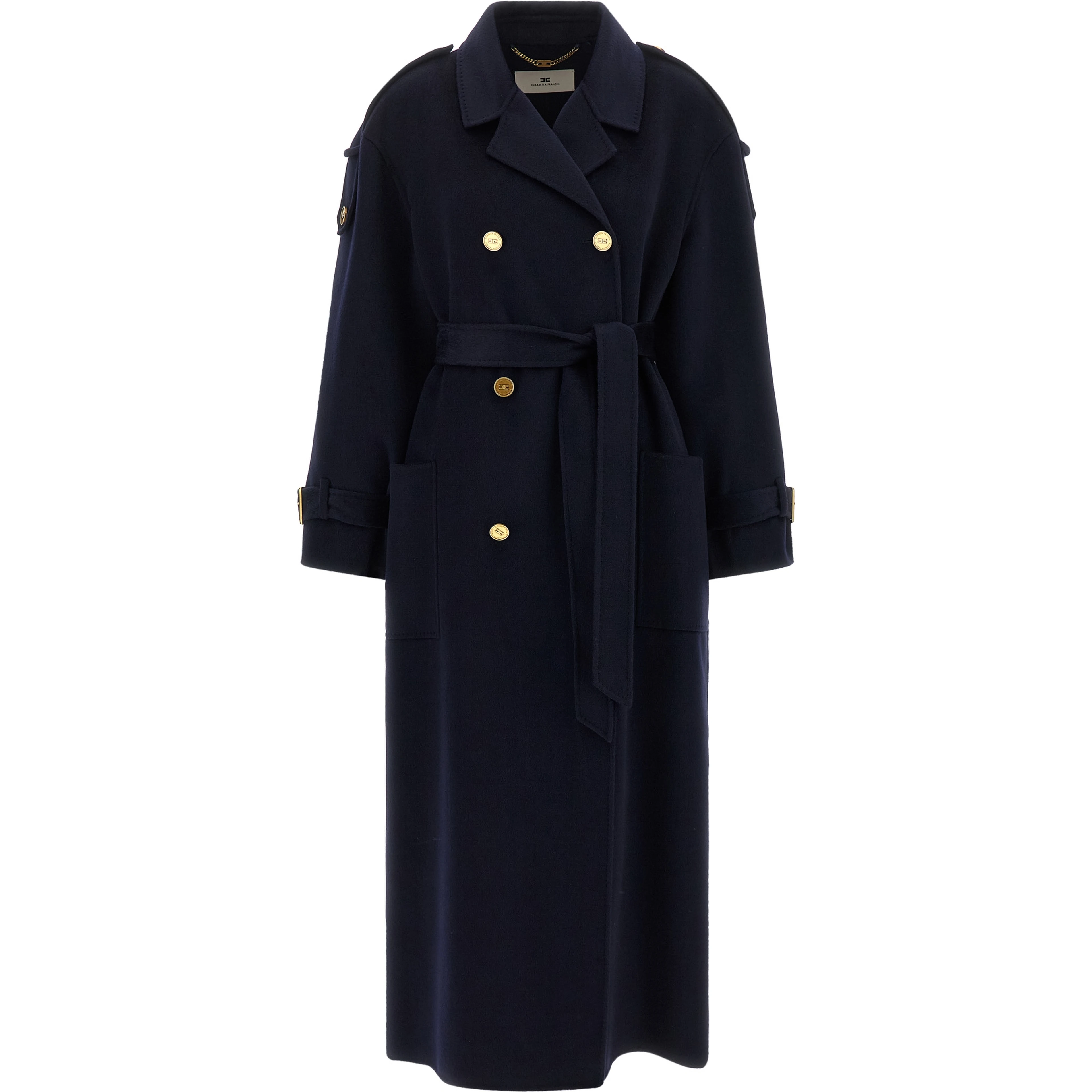 Blue Wool Coat