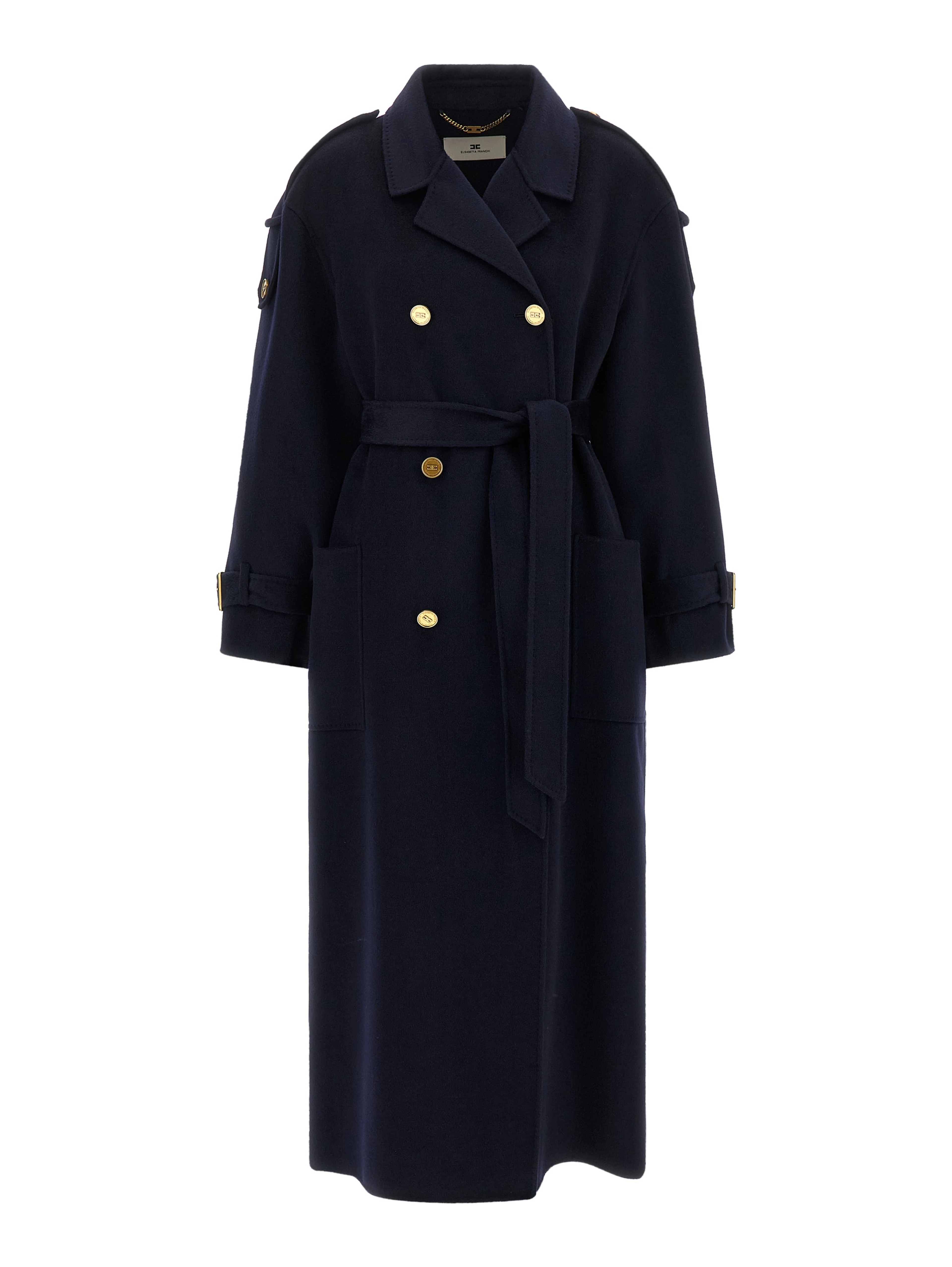 Blue Wool Coat
