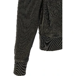 Black Cotton Sweatshirt