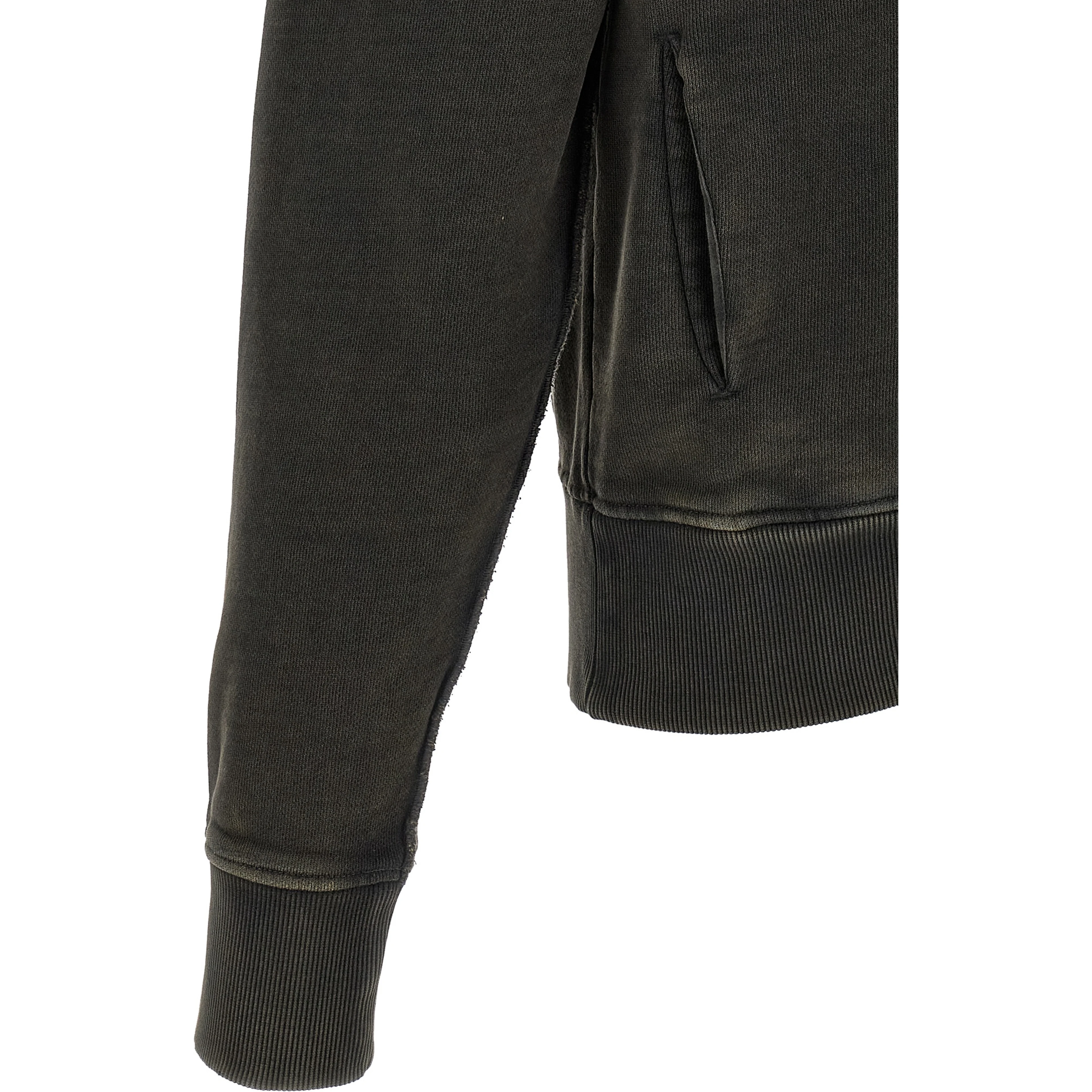 Black Cotton Sweatshirt