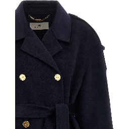 Blue Wool Coat