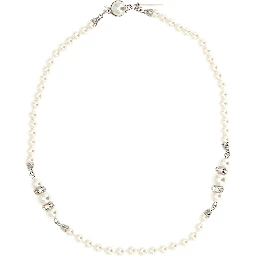 White Glass Necklace