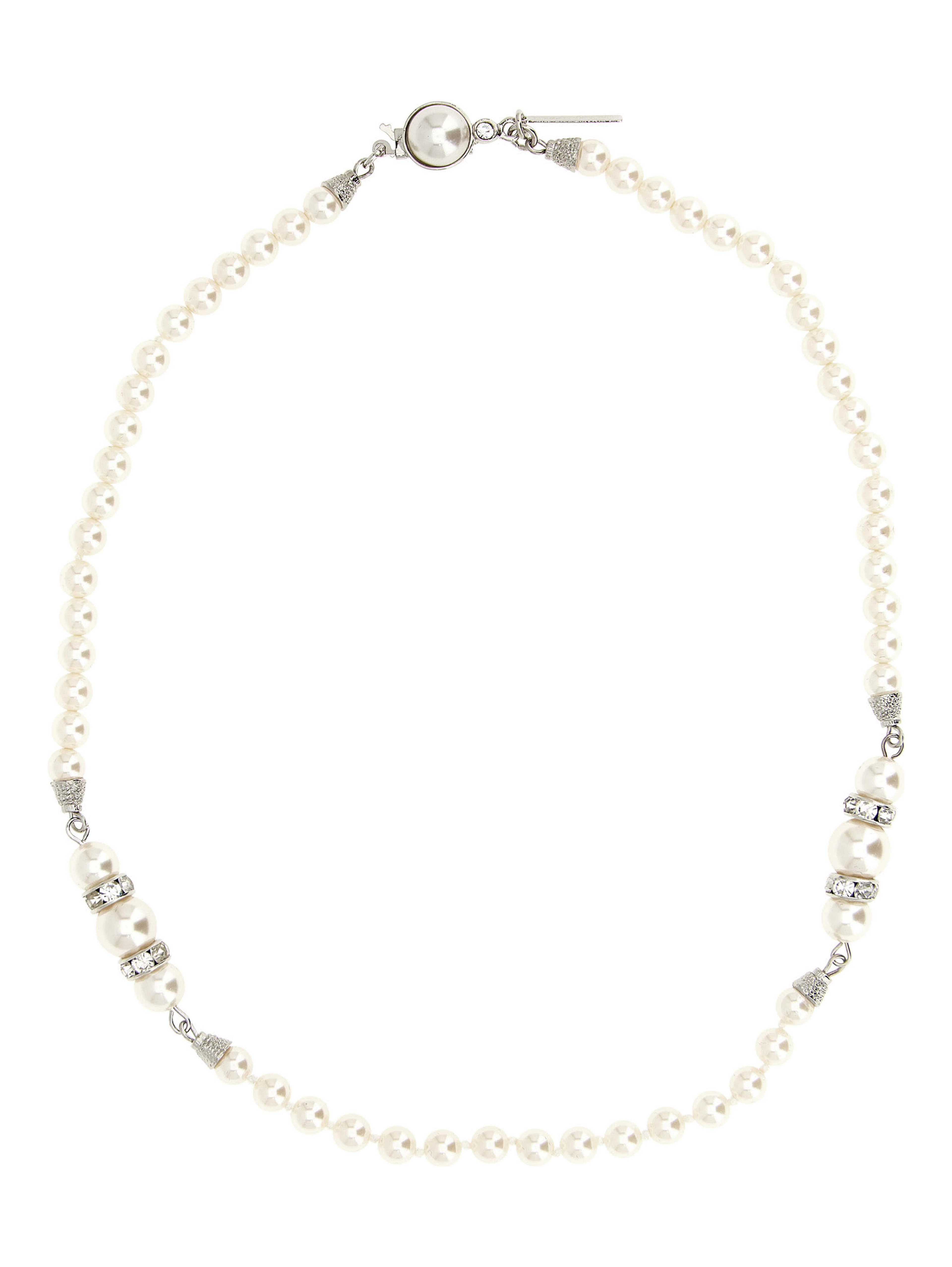 White Glass Necklace