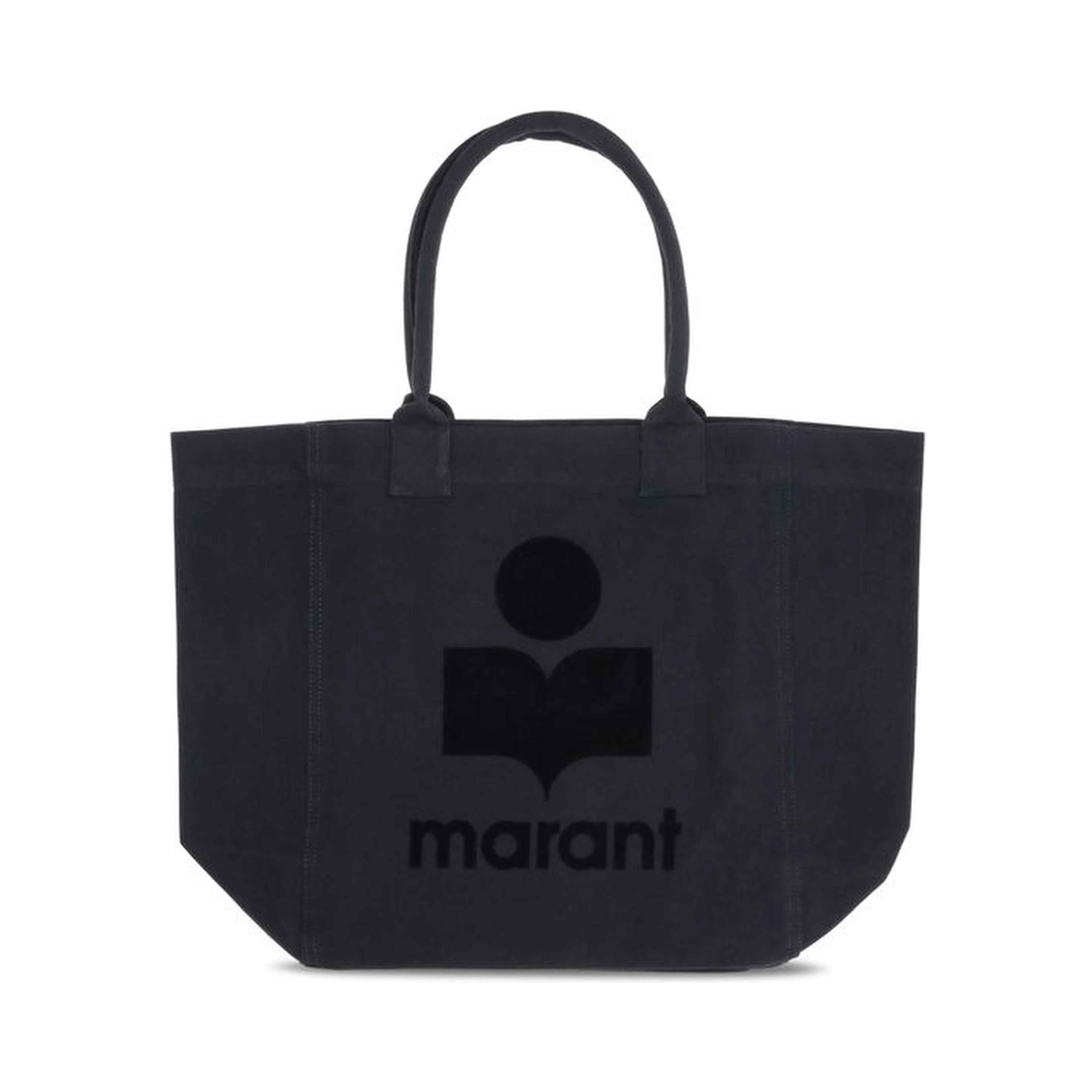 Black Cotton Shoulder Bag