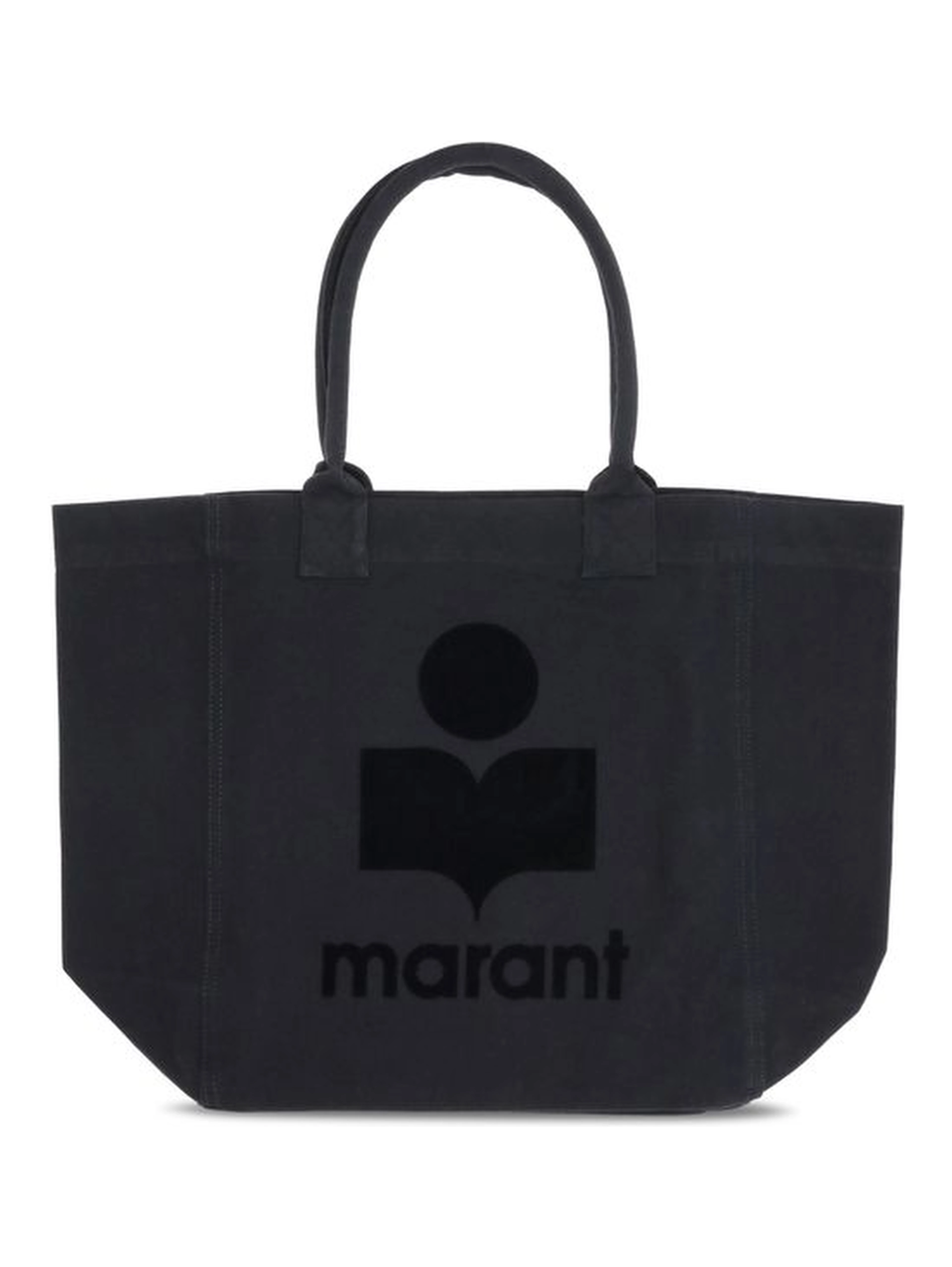 Black Cotton Shoulder Bag