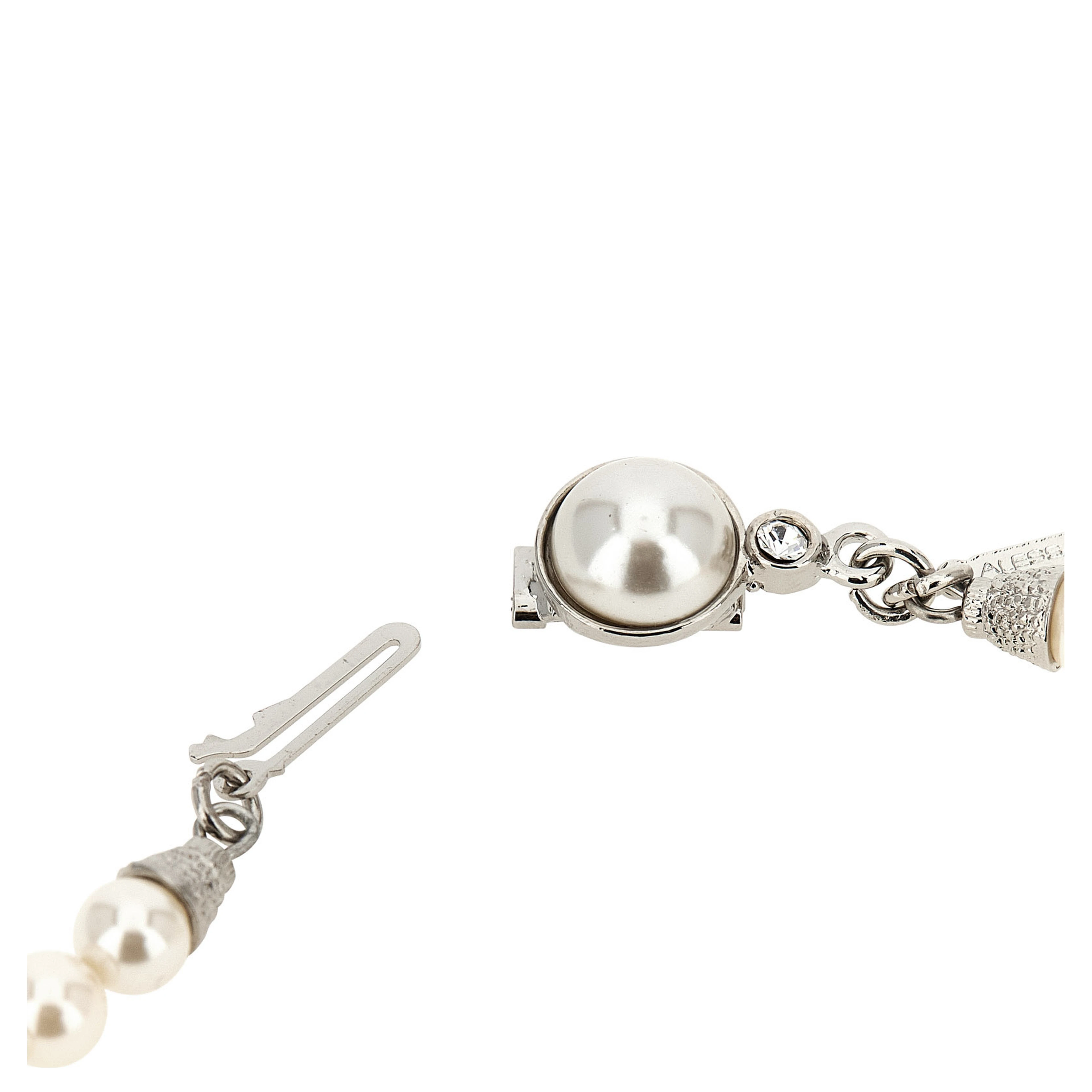 White Glass Necklace