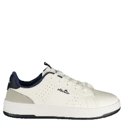 White Polyurethane Men's Sneaker