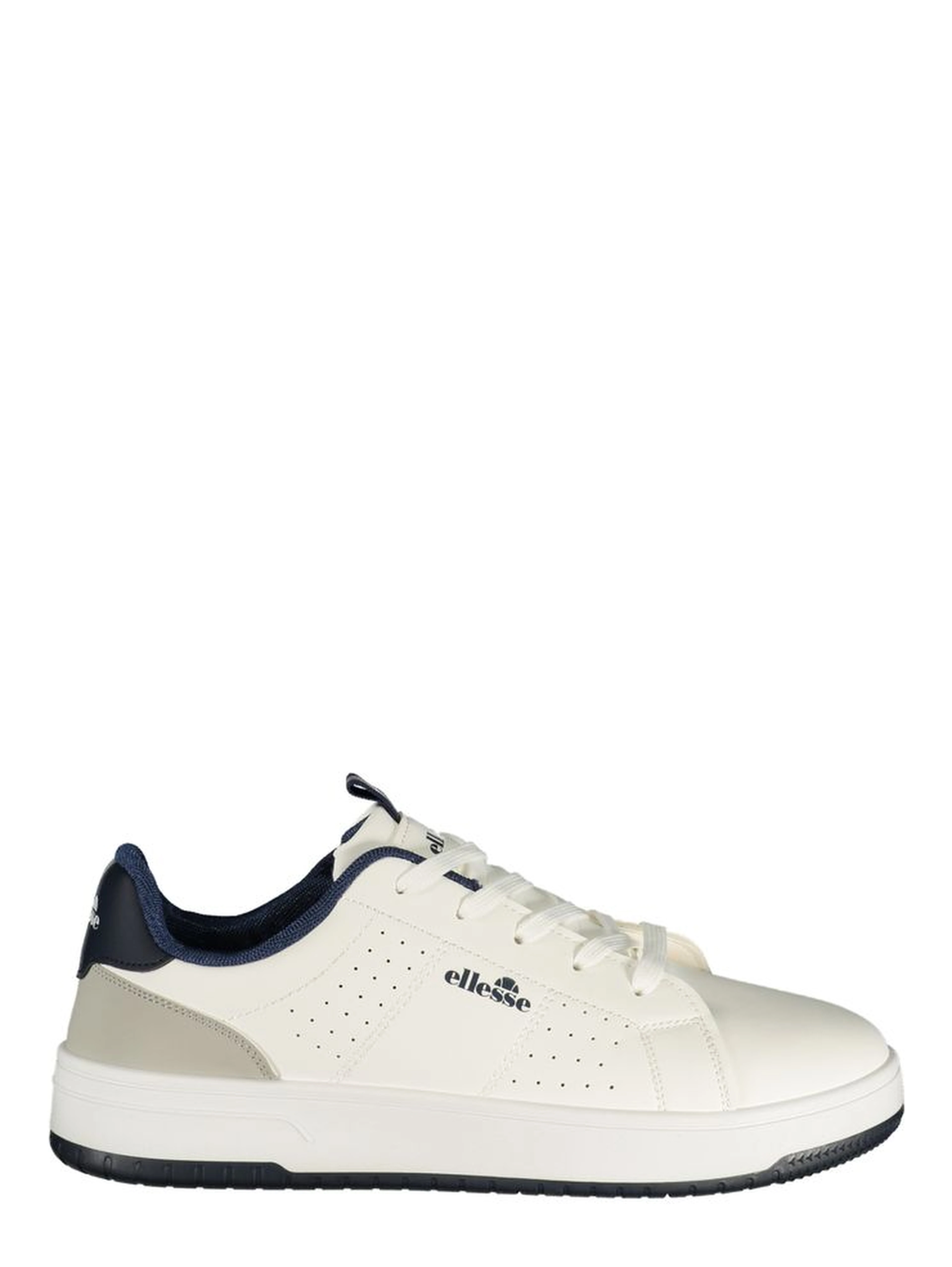 White Polyurethane Men's Sneaker