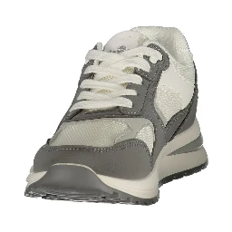 White Polyurethane Women's Sneaker