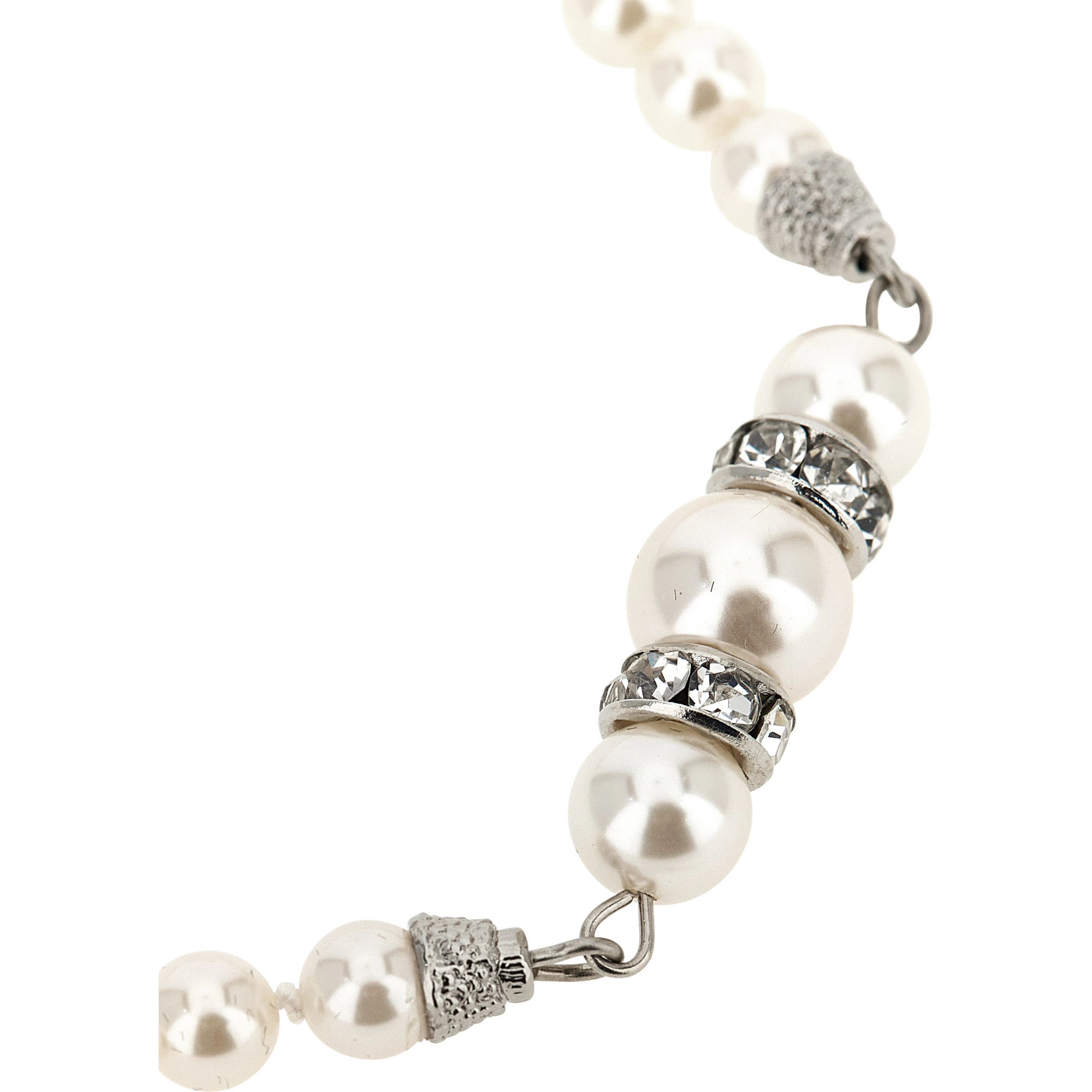White Glass Necklace