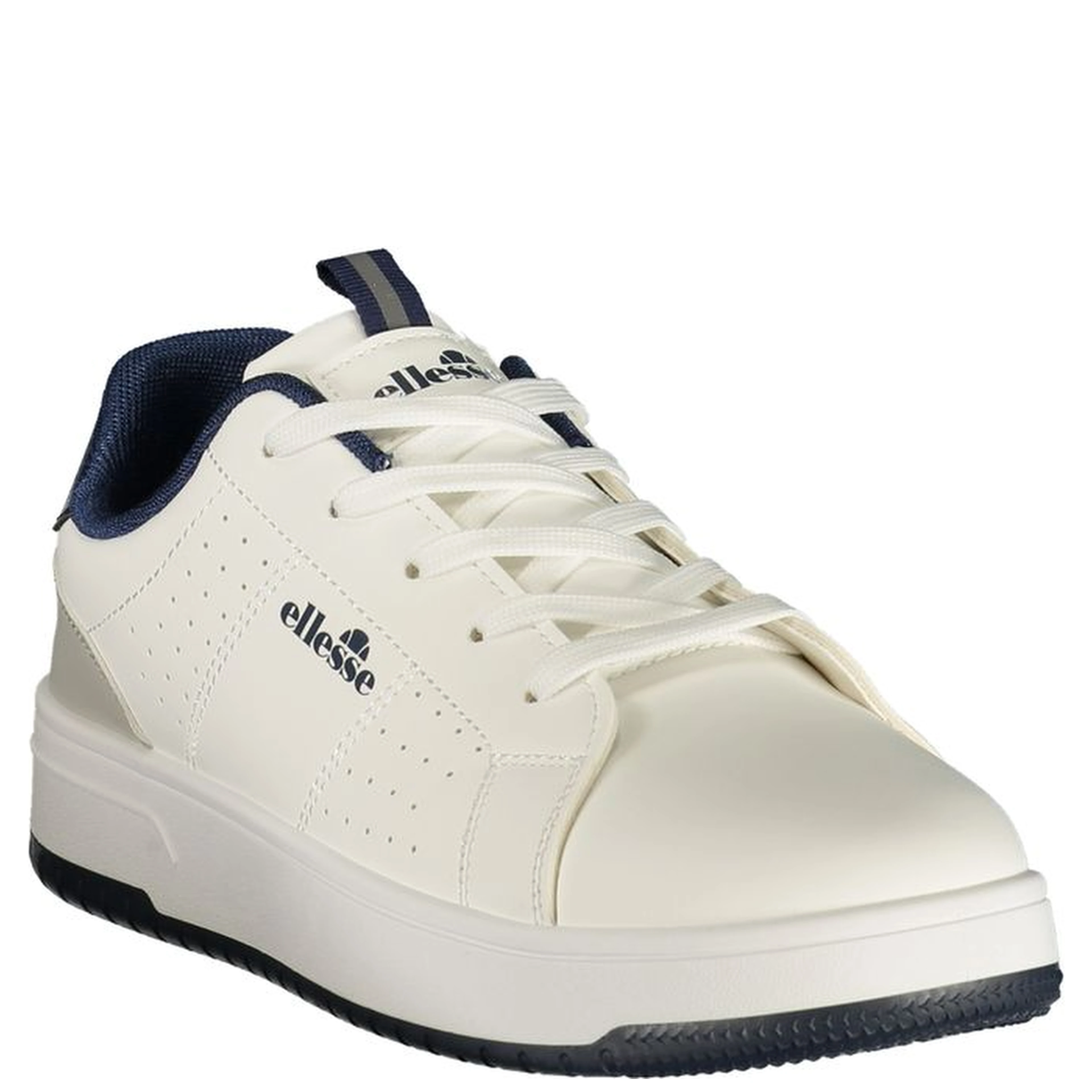 White Polyurethane Men's Sneaker
