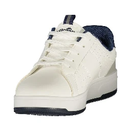 White Polyurethane Men's Sneaker