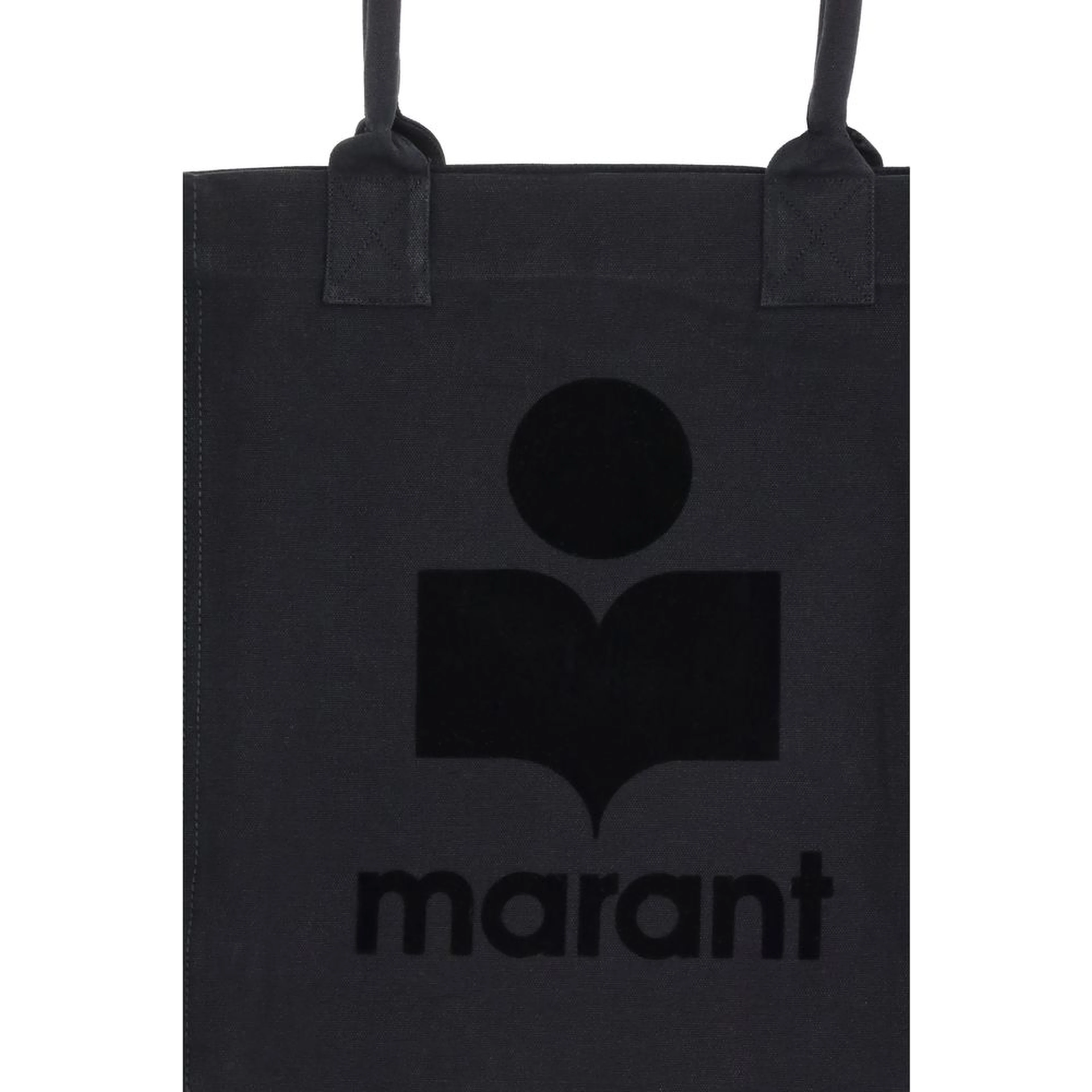 Black Cotton Shoulder Bag