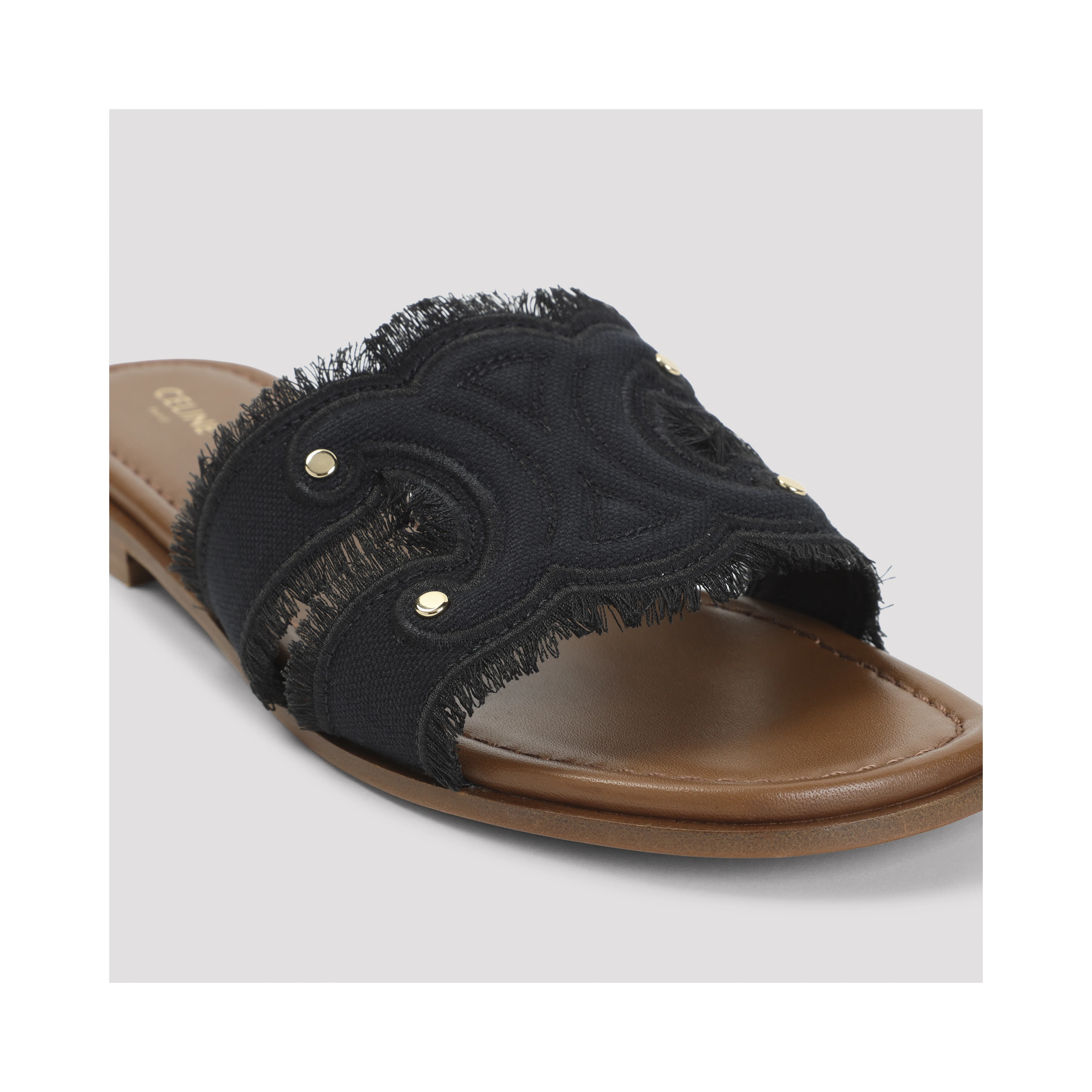FRINGED TRIOMPHE MULE 15