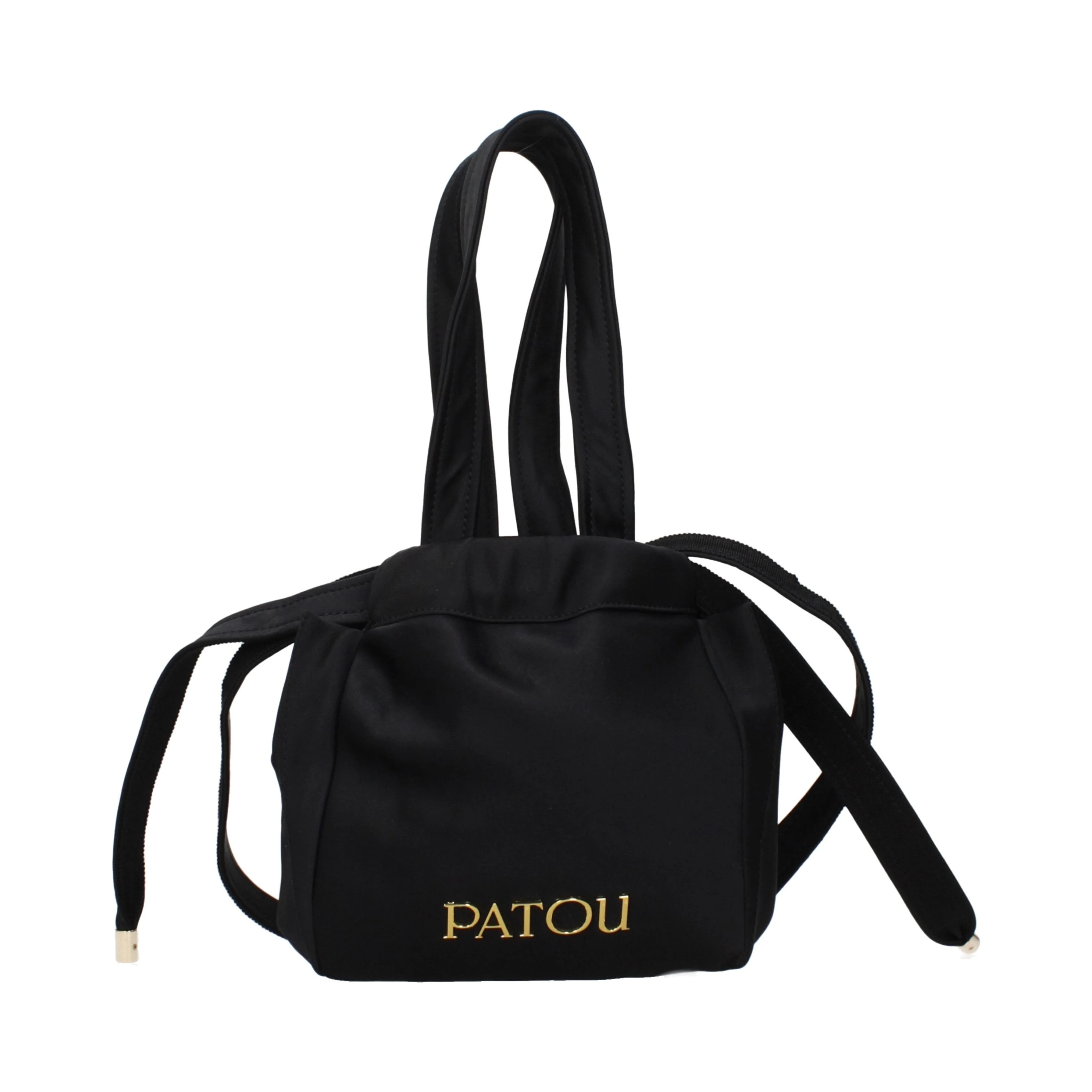 Black Fabric Handbag