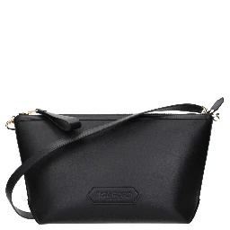 Black Leather Crossbody Bag
