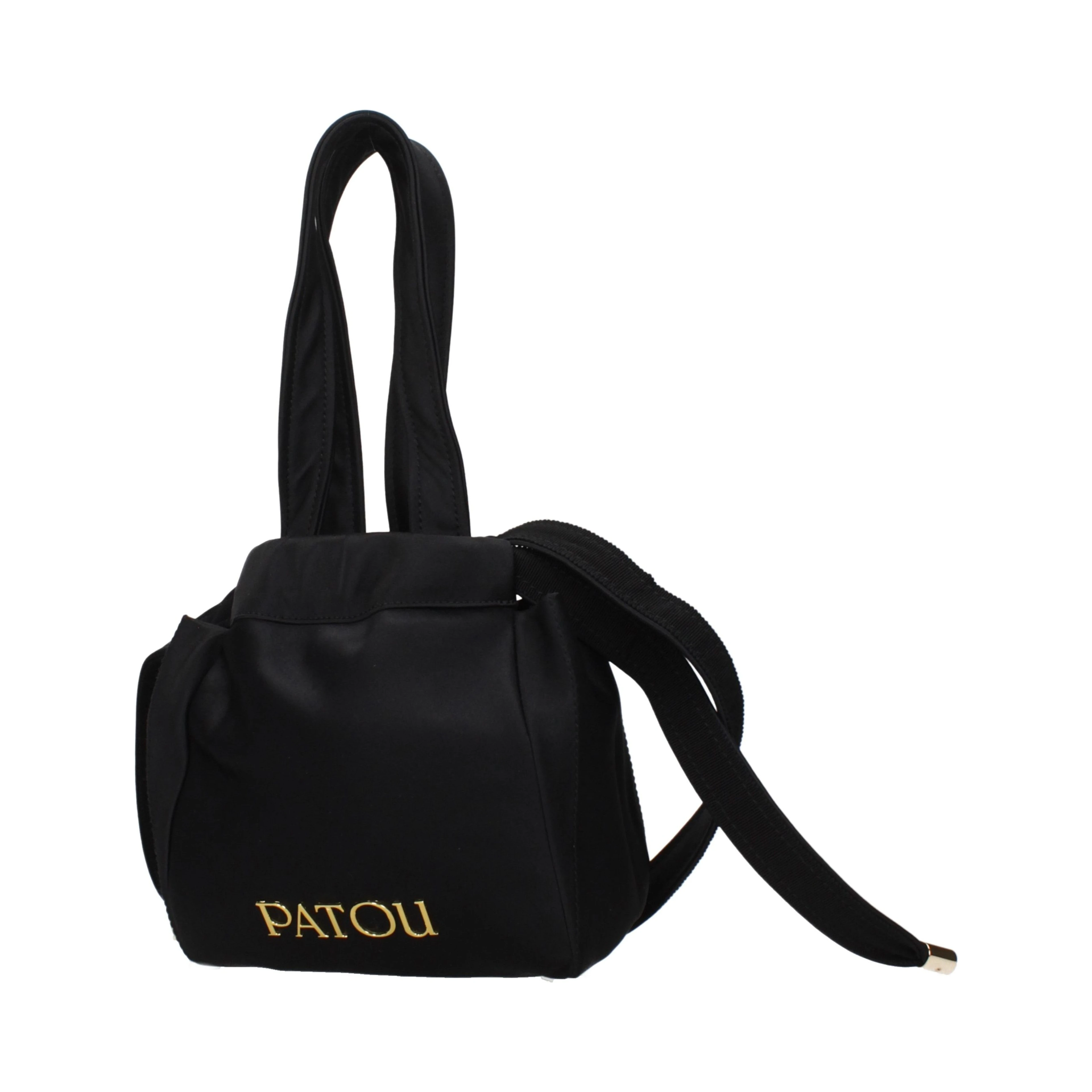 Black Fabric Handbag