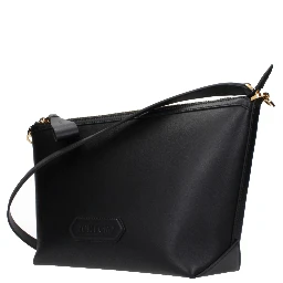 Black Leather Crossbody Bag